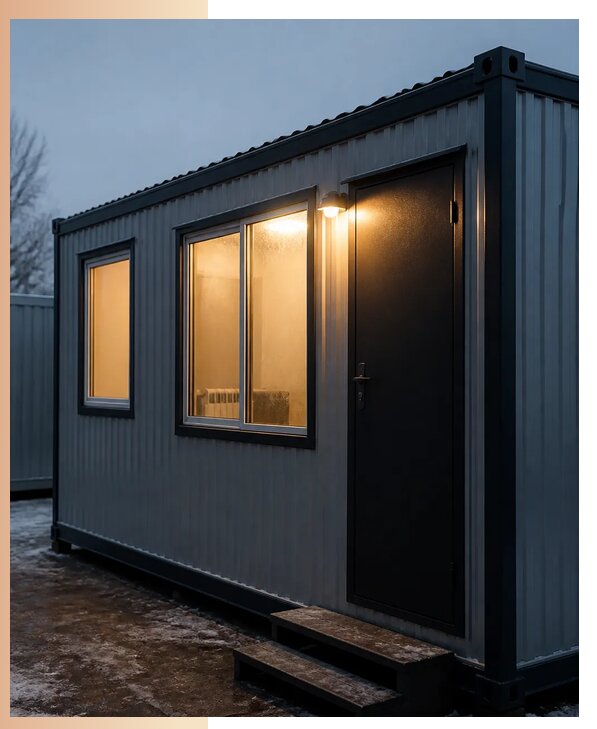 Бытовки с отоплением в Донецке на заказ и в аренду